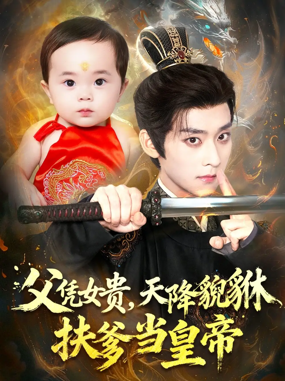 短剧《父凭女贵，天降貔貅扶爹当皇帝》完整版全集免费观看大结局